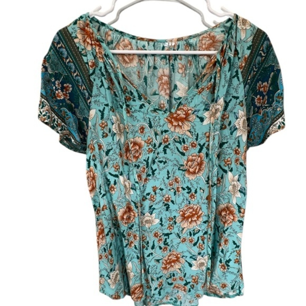 Floral Print Women's Top - Picture 1 of 2